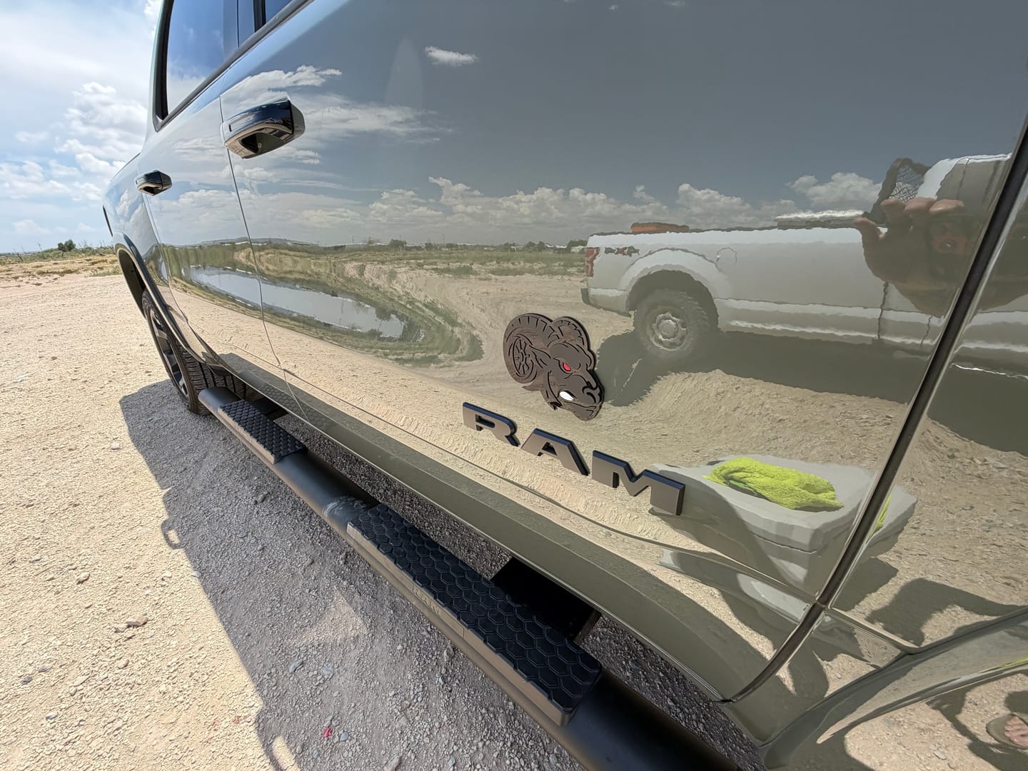 Customer photo review of Turbo Ram Fender Badges