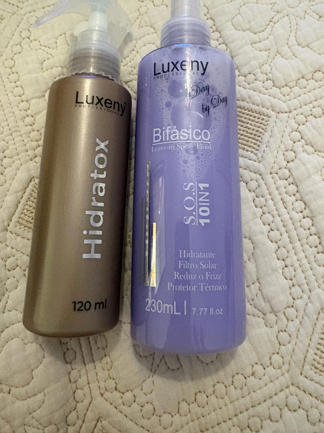 Customer photo review of Hidratox, tratamiento efecto bótox capilar instantáneo