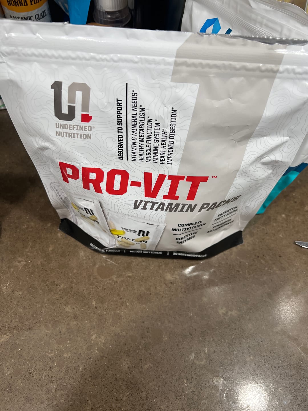 Customer photo review of PRO-VIT VITAMIN PACK