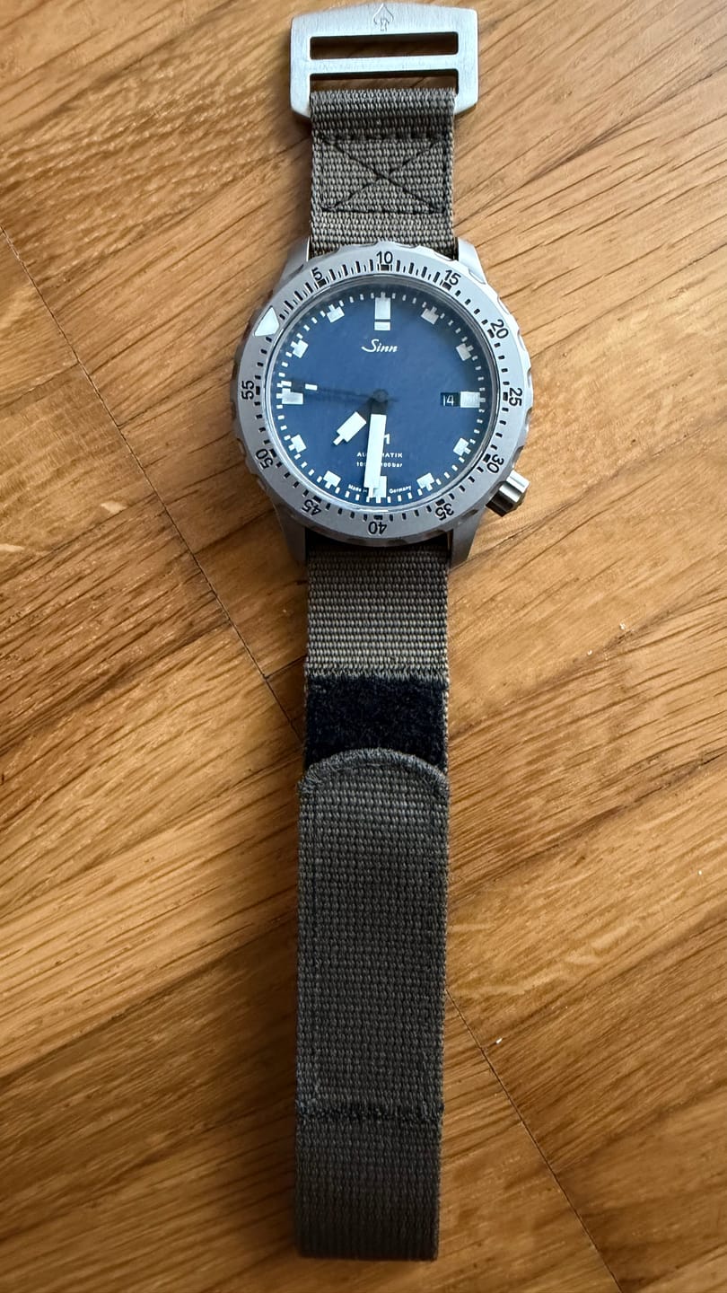 Customer photo review of Glomar Explorer - Hook And Loop Watch Strap