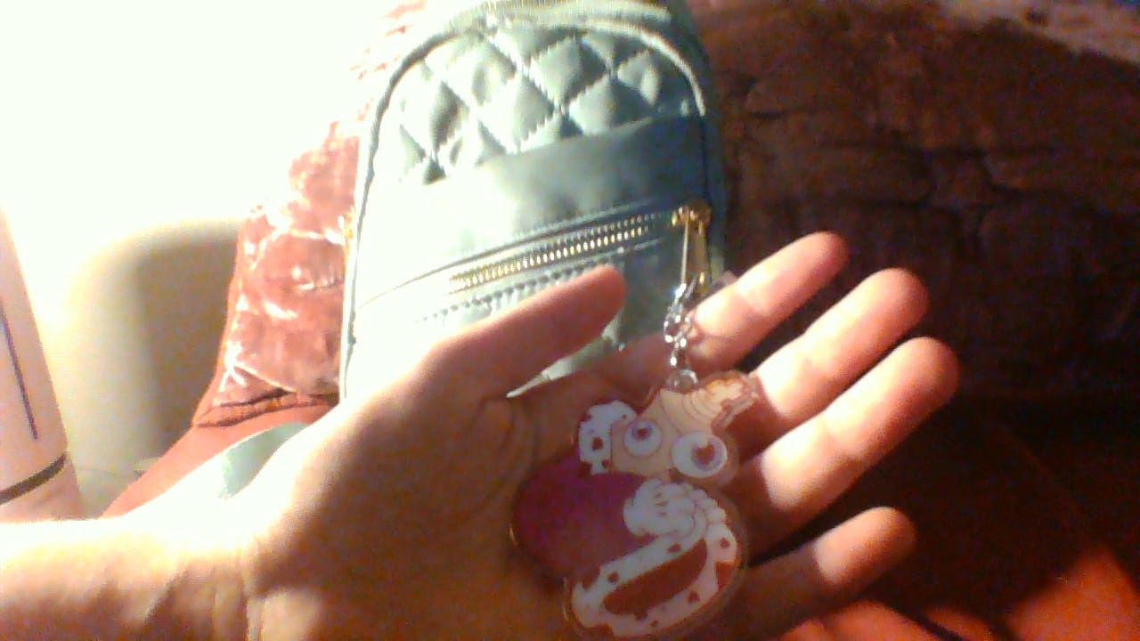 Customer photo review of Kinger Acrylic Keychain