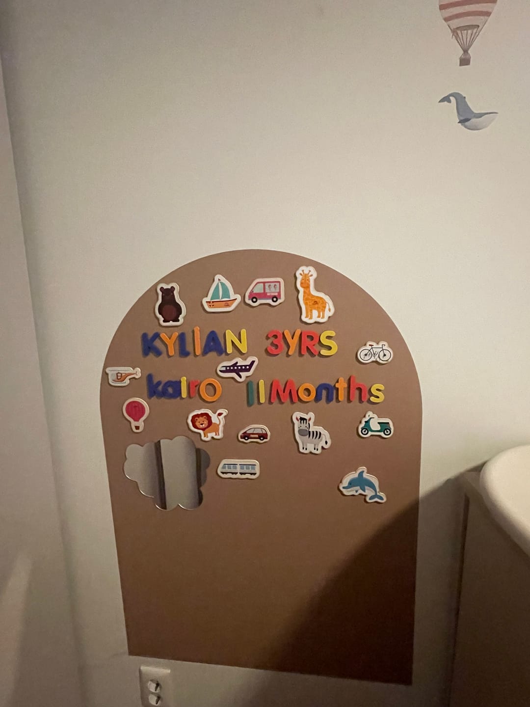 Customer photo review of Magnetic Wall Board