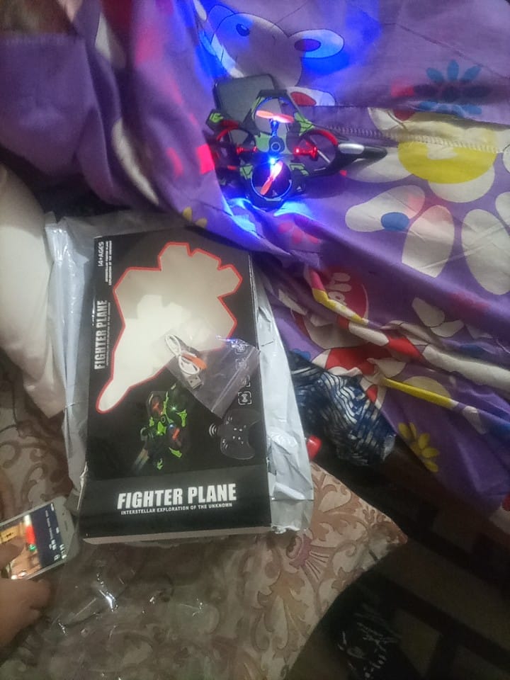 Customer photo review of 2.4GHz RC Thunder Fighter Jet Model