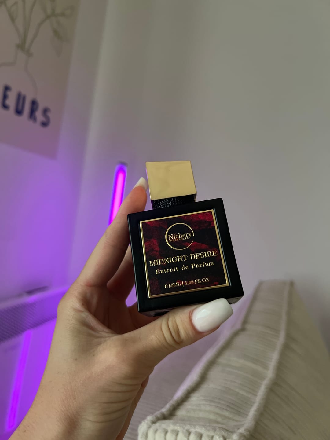 Customer photo review of Nichery Midnight Desire Extrait de Parfum - Unisex 50ml