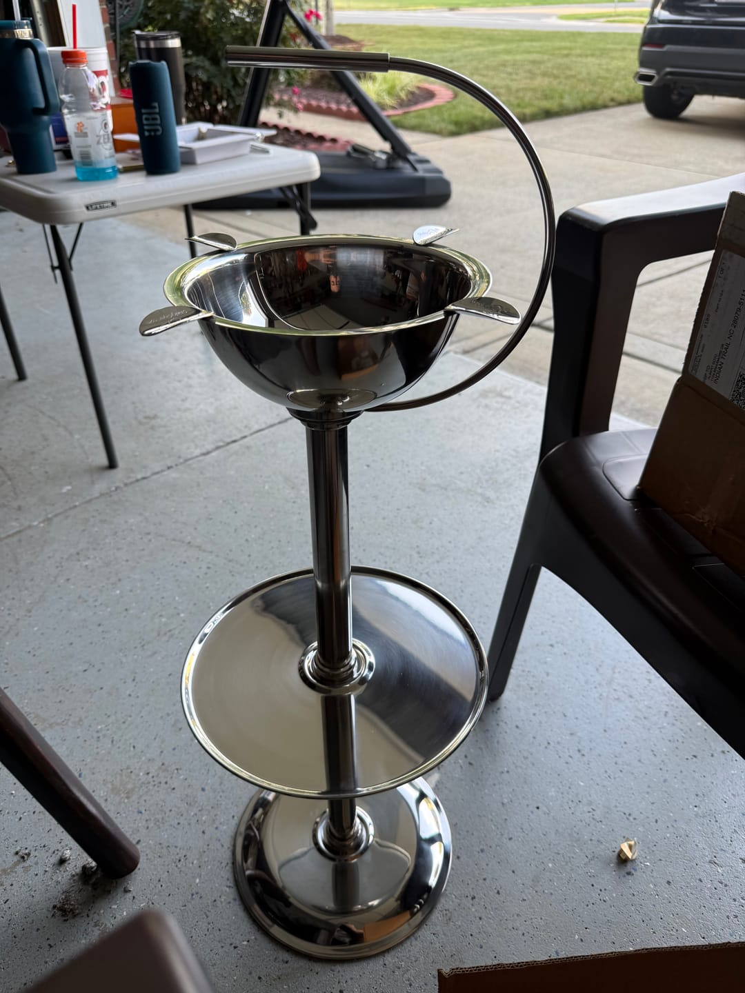 Customer photo review of Floor Standing Stinky Cigar Ashtray
