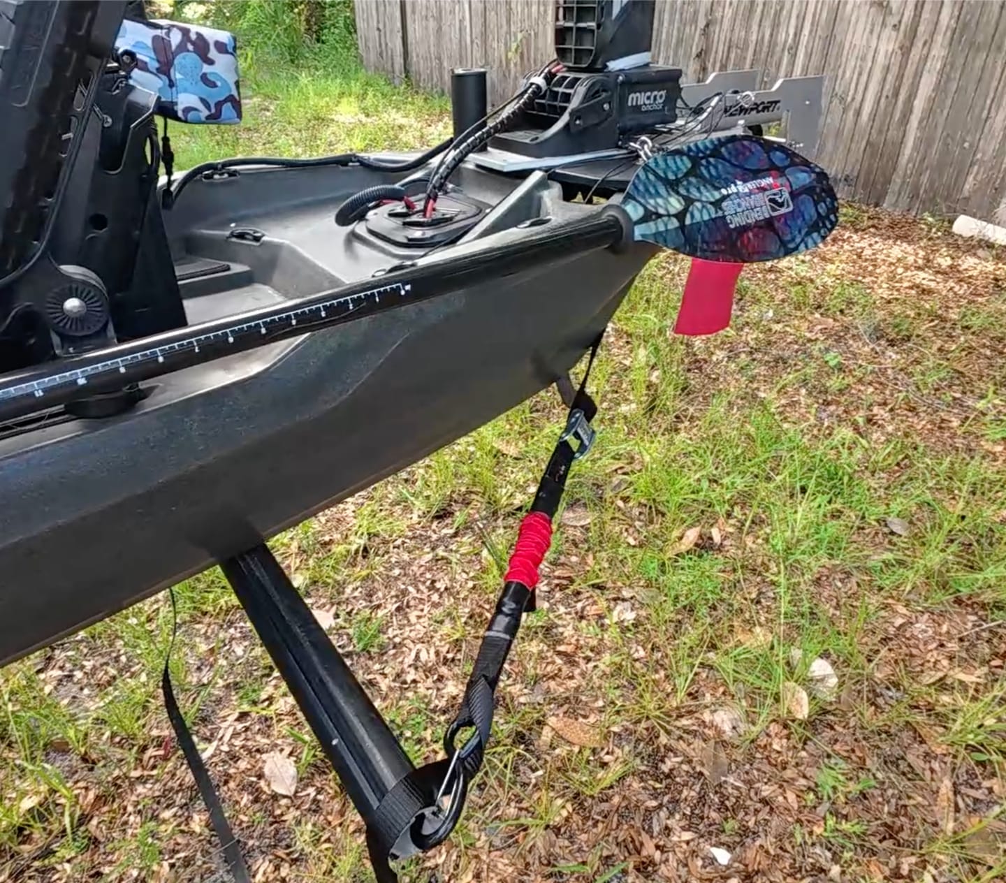 Customer photo review of TorkStrap M500 | 14'x1'' Spring Loaded Tie Down Straps - 1500lbs Max Load