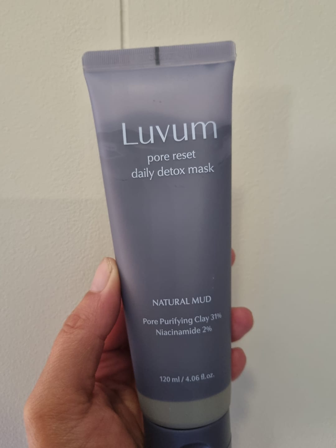 Customer photo review of Luvum Pore Reset Detox Mask (120ml)