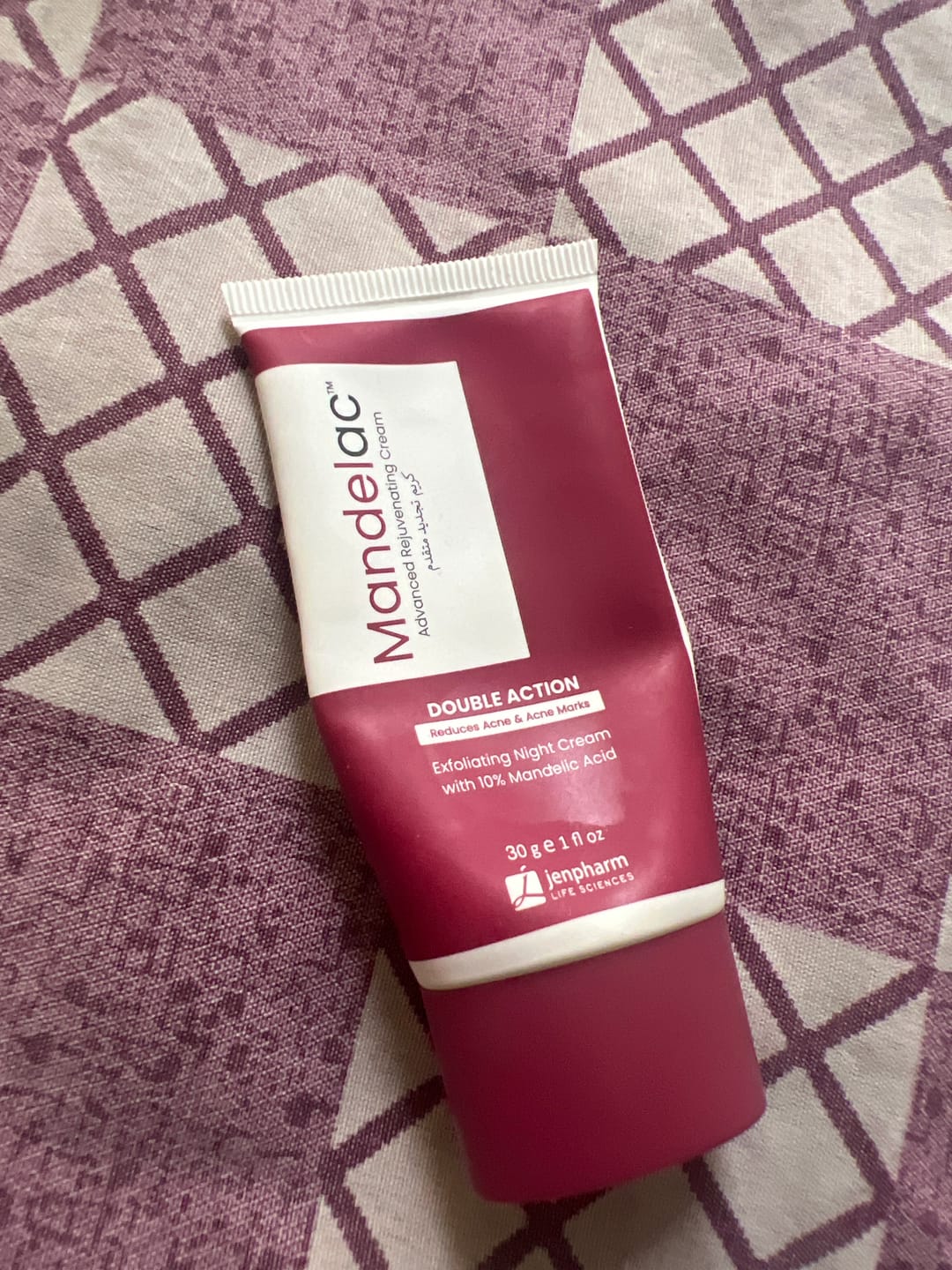 Customer photo review of MandelAC Cream