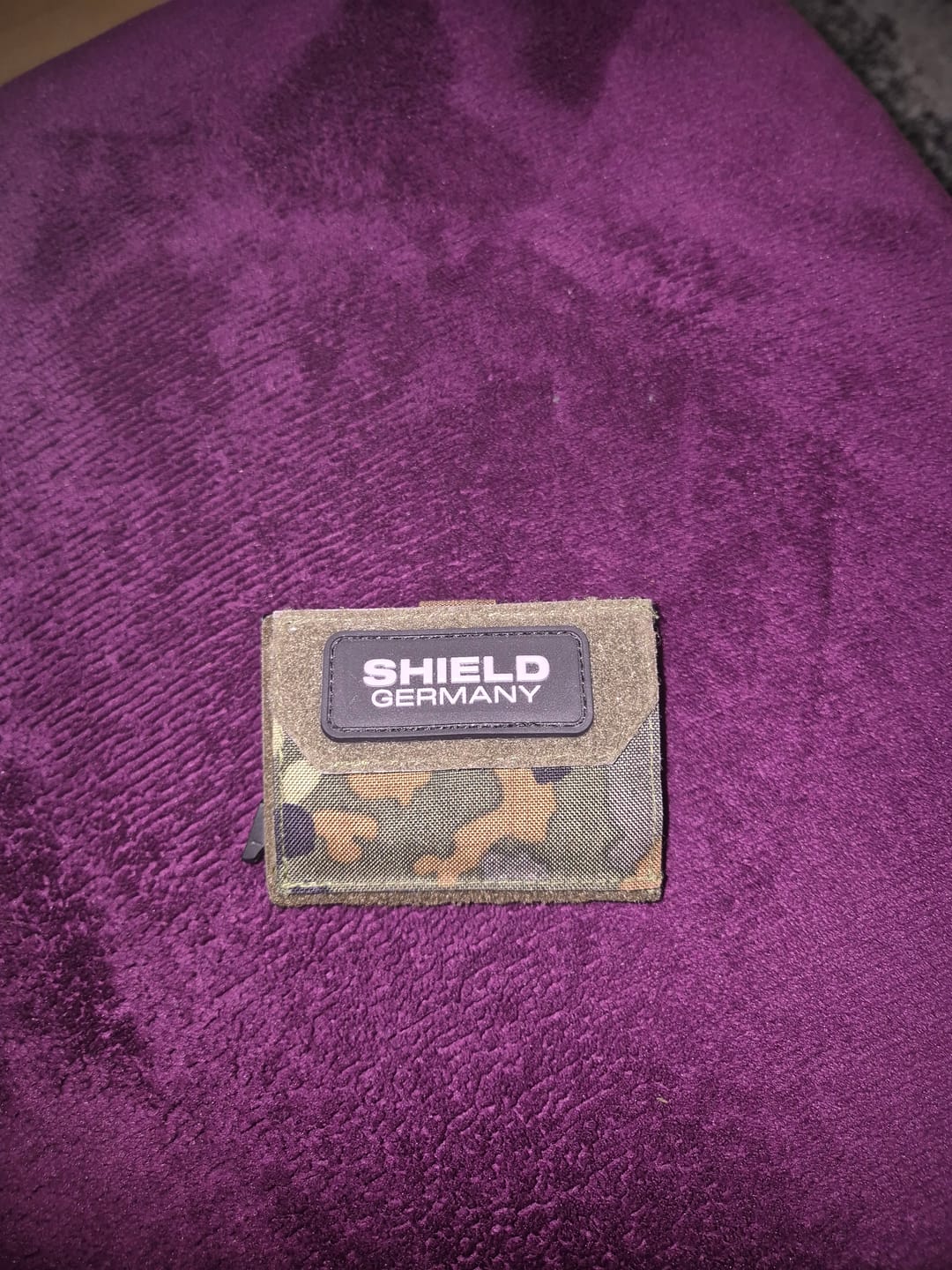 Customer photo review of Tactical Wallet Münzfach - 5-Farben Flecktarn