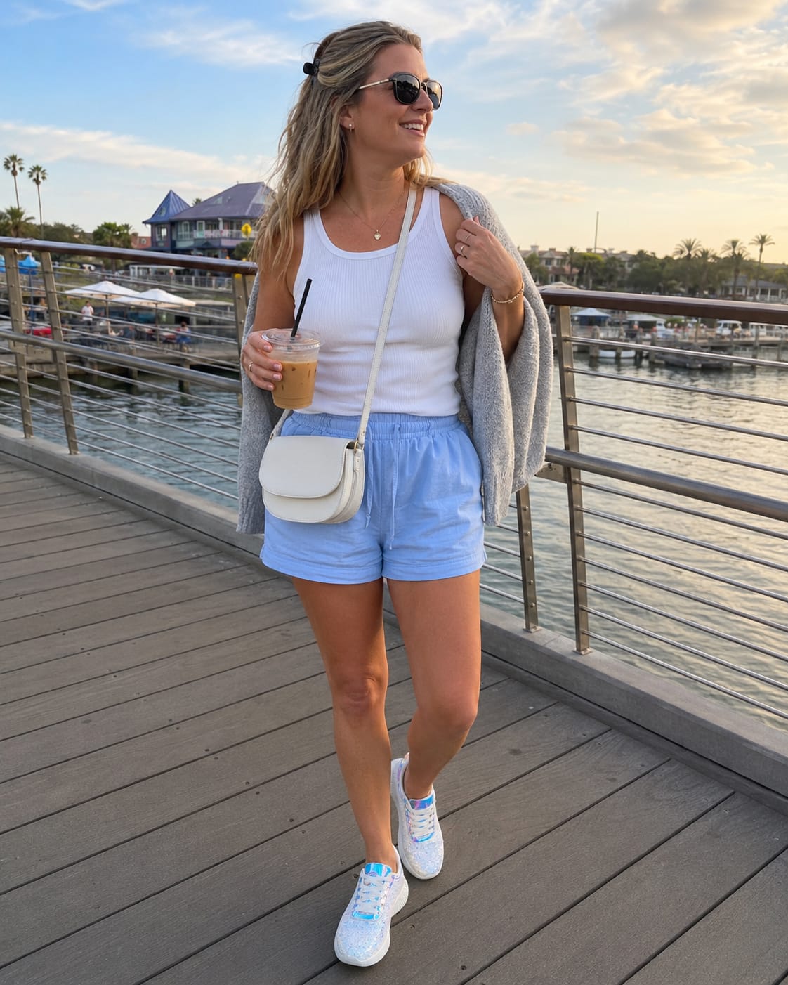 Customer photo review of Lucky Step Sequin Glitter Sneakers