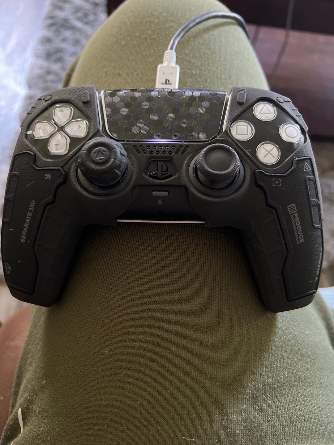 Customer photo review of G.S.TAC Hard Core PS5 Skin