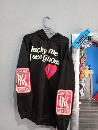 Customer photo review of Lucky Mee I See Ghosts Hoodie