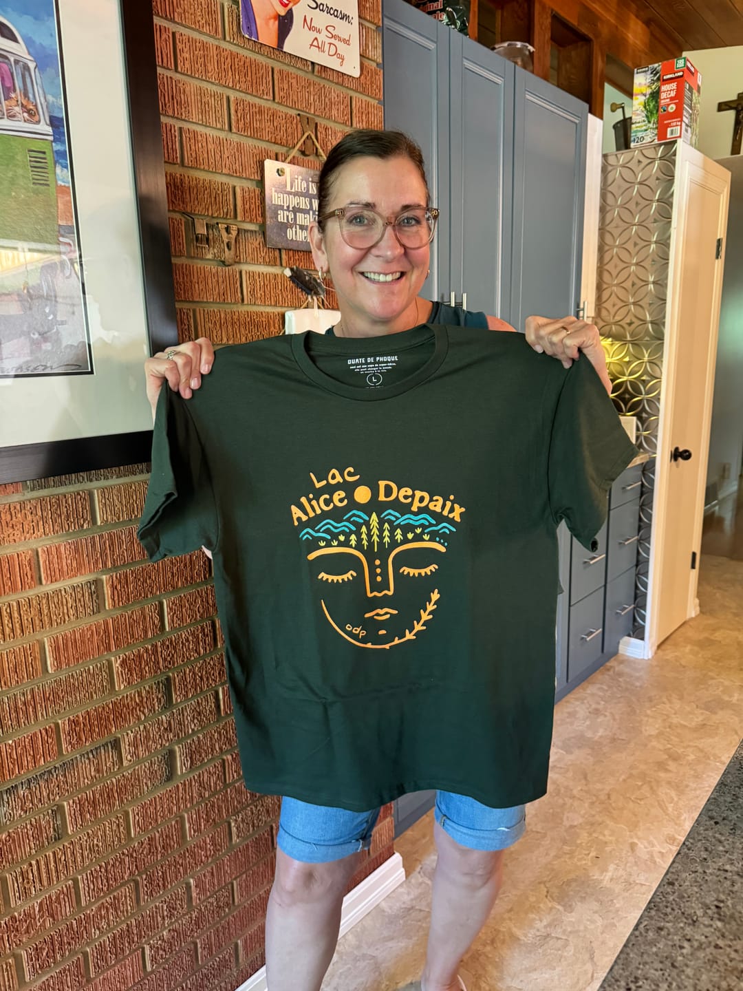 Customer photo review of T-Shirt Lac Alice De Paix