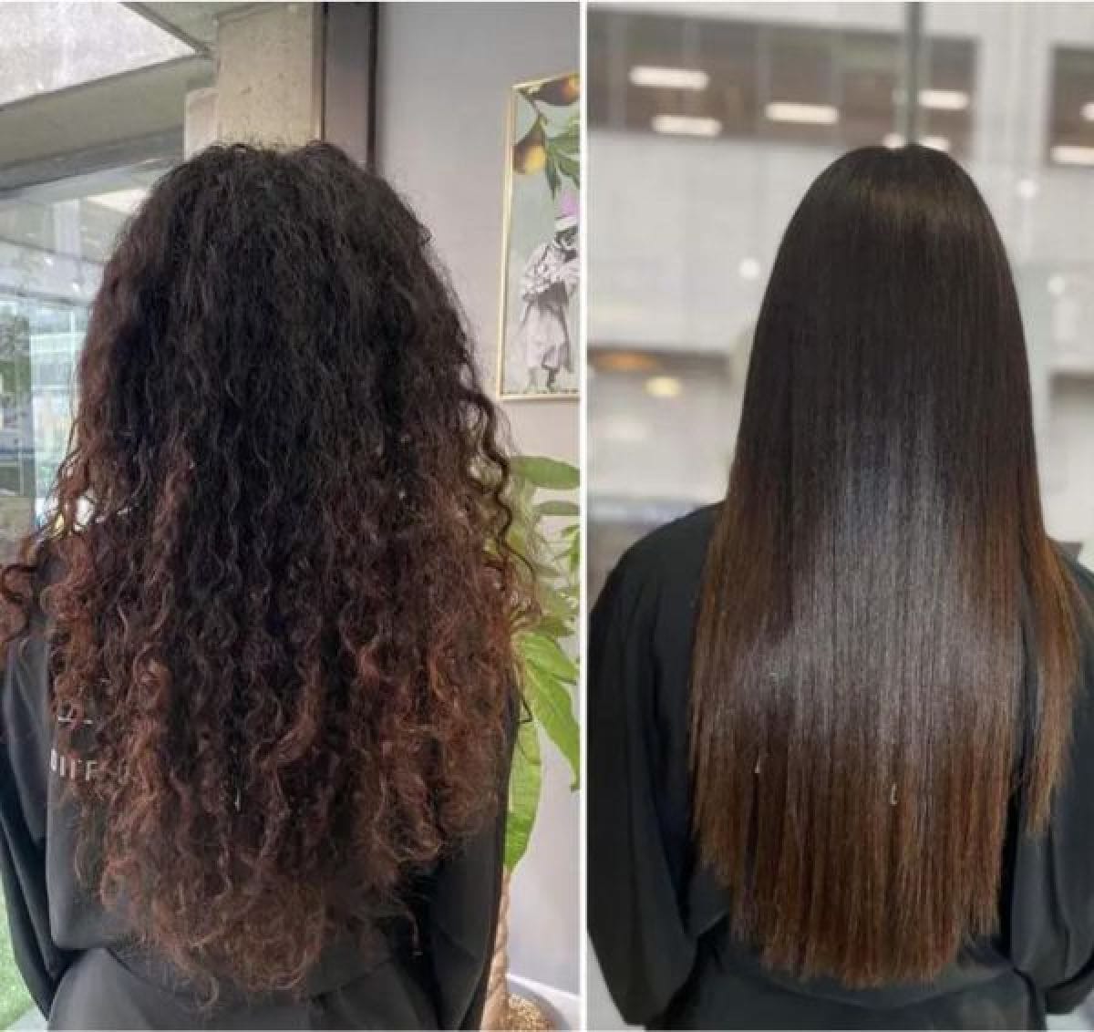 Customer photo review of Tanino Haarglättung Lana Brasiles Forest