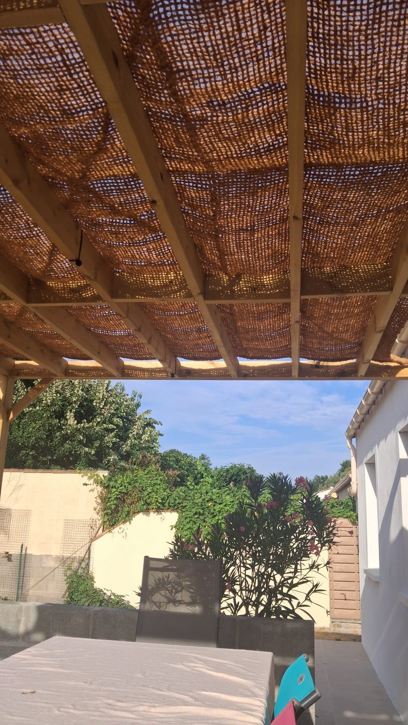 Customer photo review of Filet de camouflage en fibre de coco