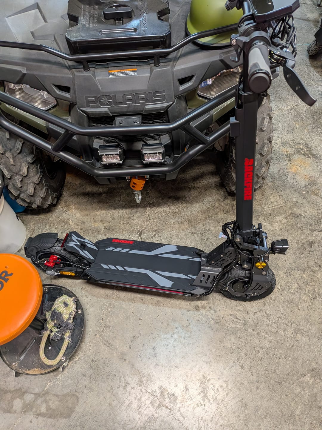 Customer photo review of Backfire M8 Electric Scooter with GPS and Samsung Battery