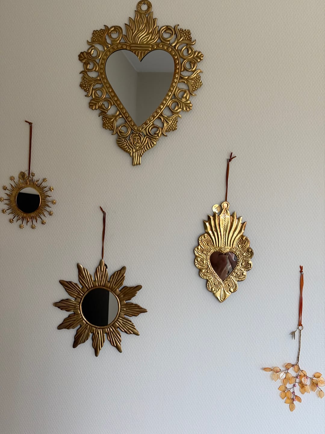 Customer photo review of Ex-voto Mirror Flaming Heart