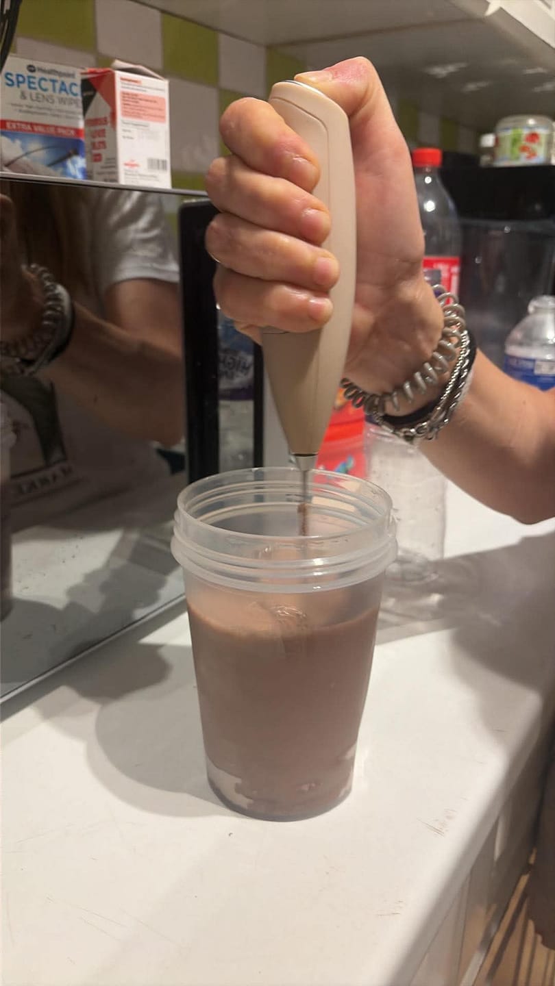Customer photo review of Free Electric Mini Whisk