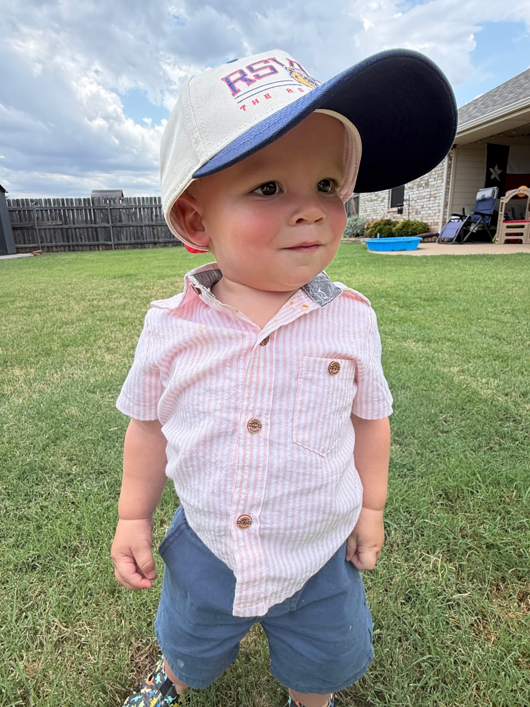 Customer photo review of The Roosevelts Bears – 5-Panel Curved Brim Hat