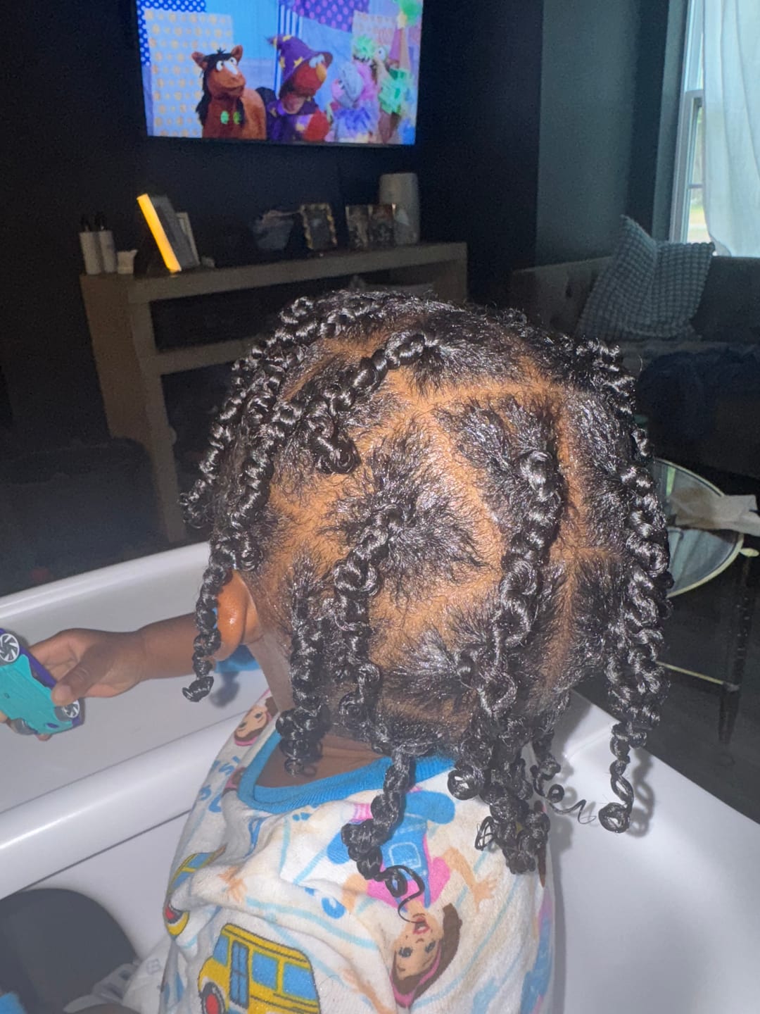 Customer photo review of Avocado & Banana Deep Conditioner