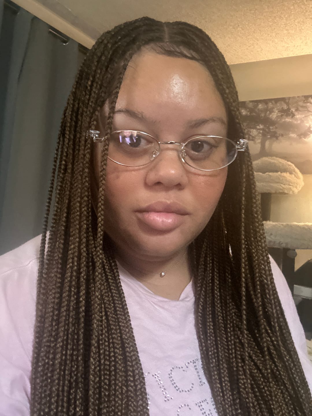 Customer photo review of Beyoncé Knotless Braid Wig (Ready To Ship) Full Lace, Glueless