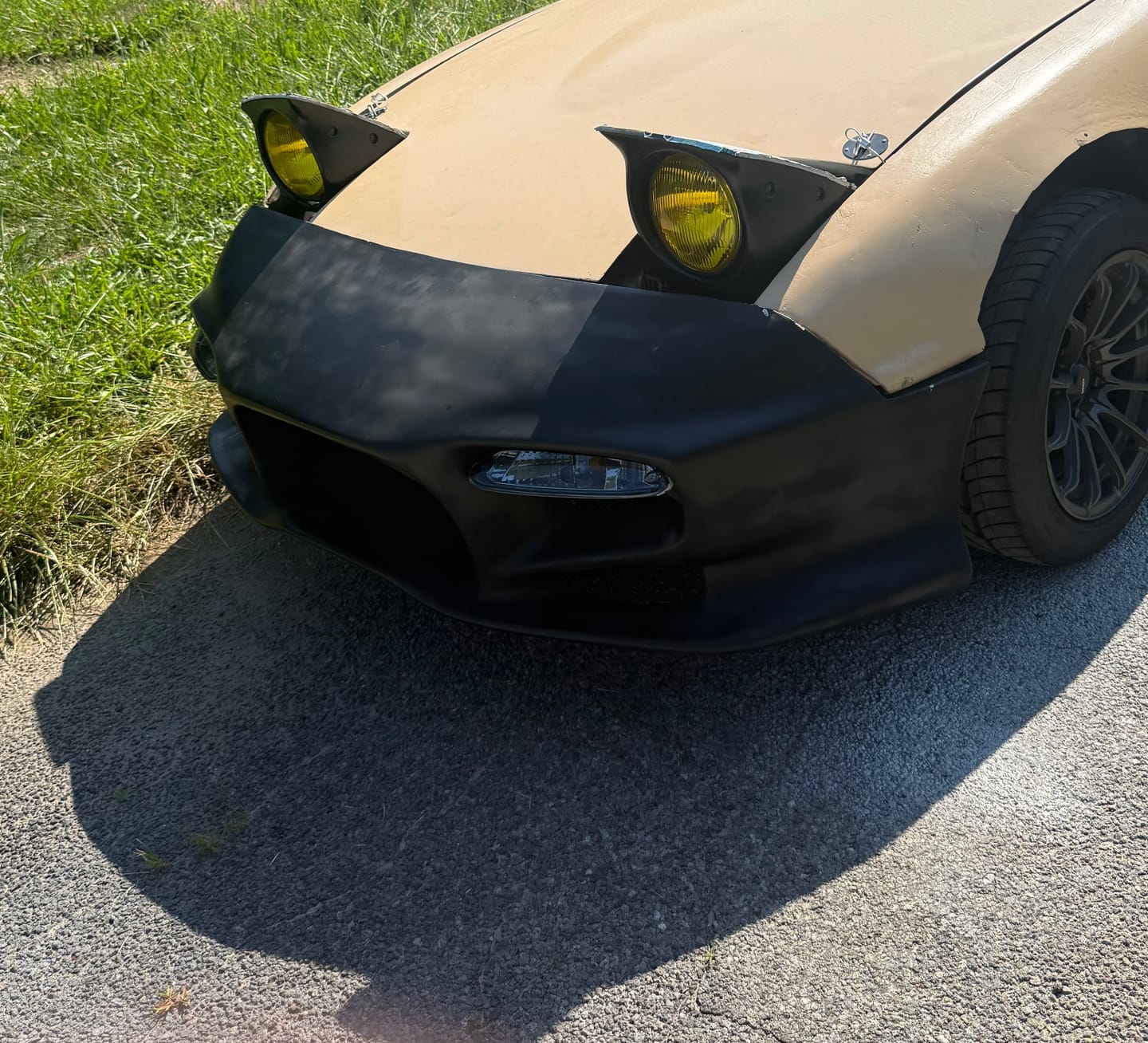 Customer photo review of 1990-1997 Mazda Miata Vader Style Front Bumper Cover - FRP