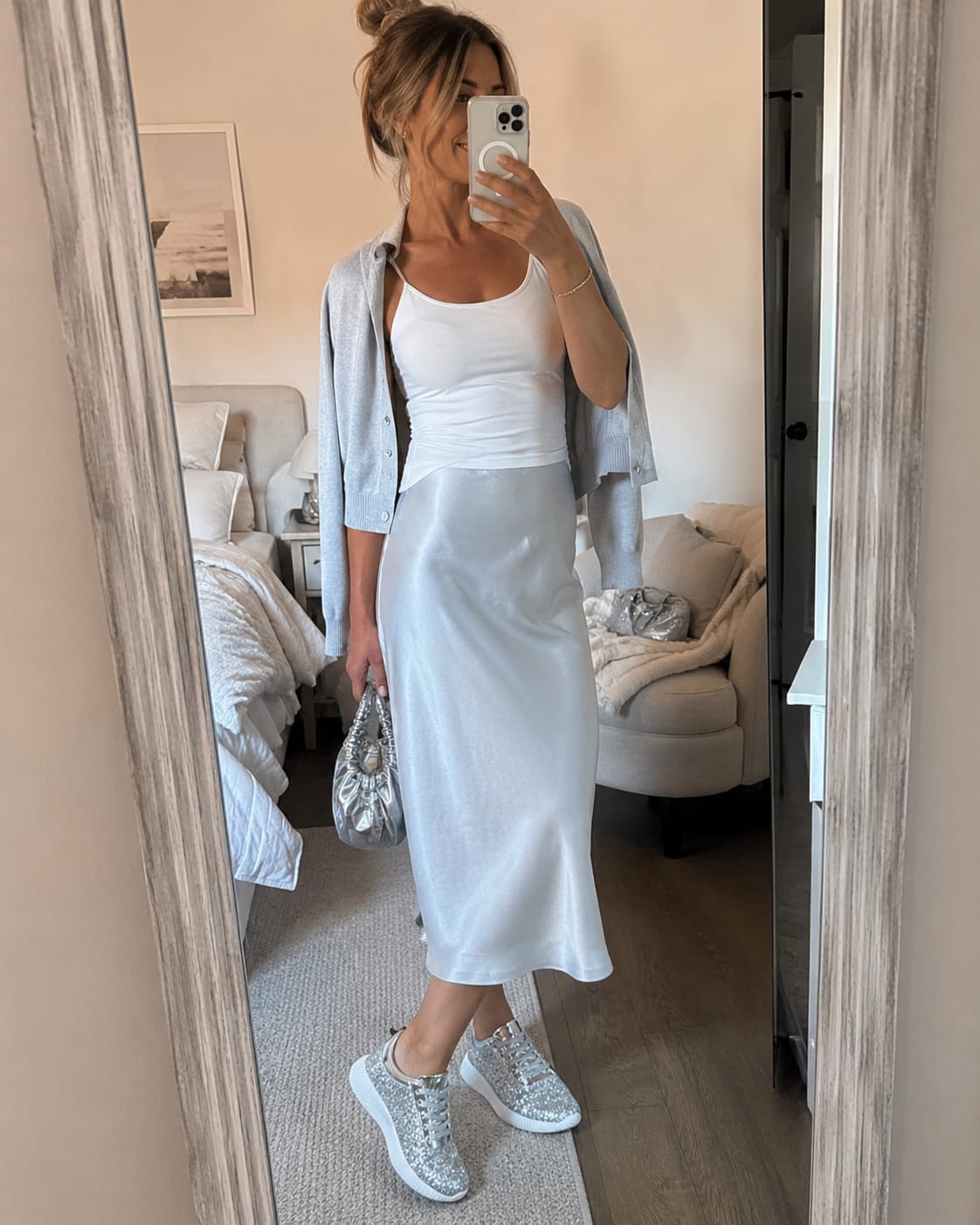 Customer photo review of Lucky Step Sequin Glitter Sneakers