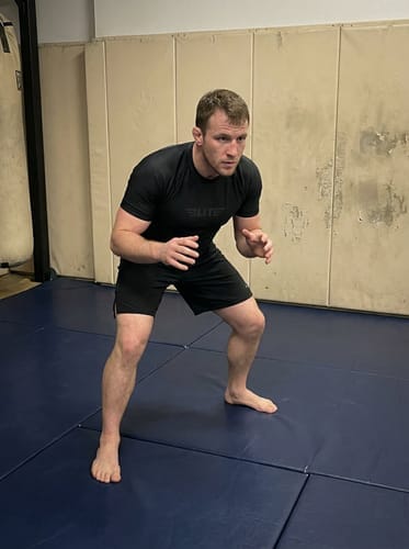 Customer photo review of Standard Black Short Sleeve No-Gi Mens BJJ Rash Guard
