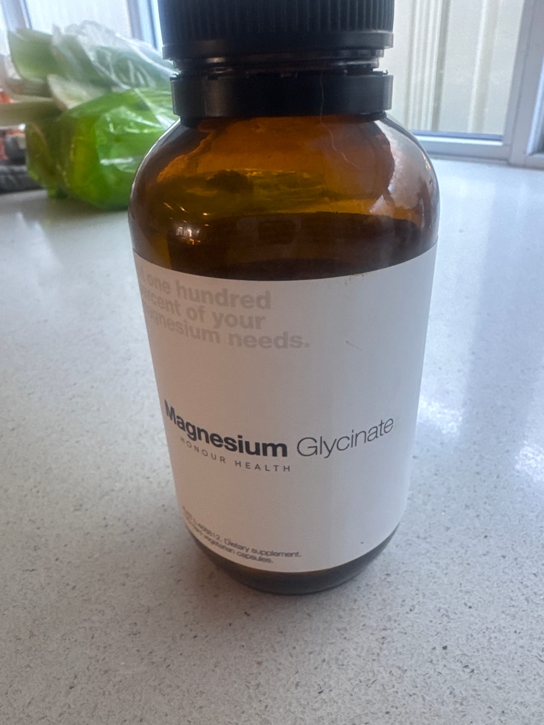 Customer photo review of Magnesium Glycinate (Pure & Unbuffered) - 110 Capsules