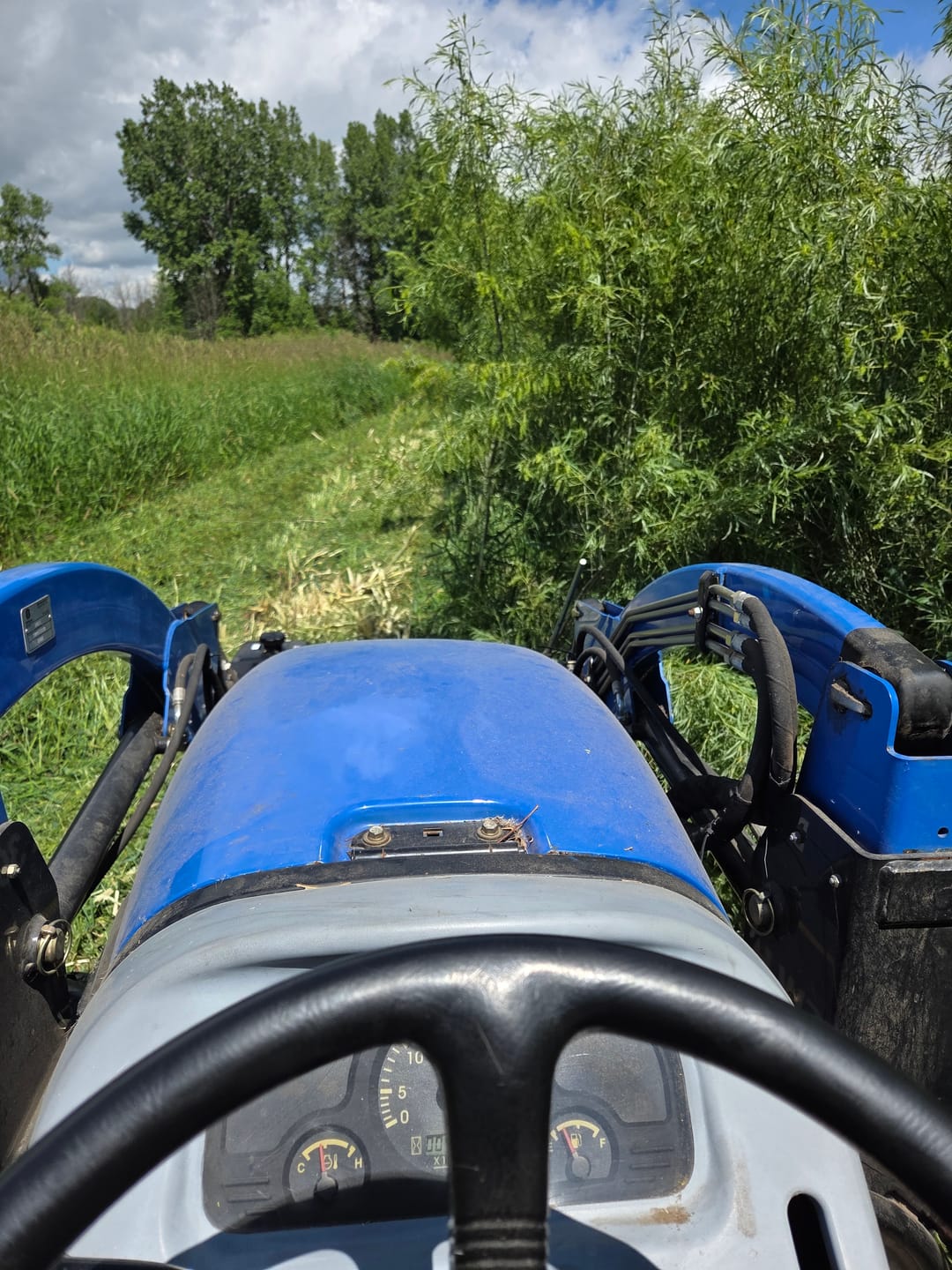 Customer photo review of Forax Gas Powered Mulcher | Model GP40 | 40" Cutting Width | 14HP Kohler | For Tractors