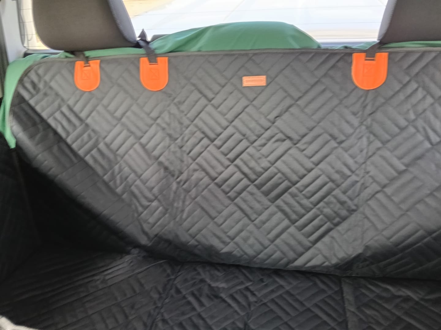 Customer photo review of Companion&Co™ Hard Bottom Car Seat Cover