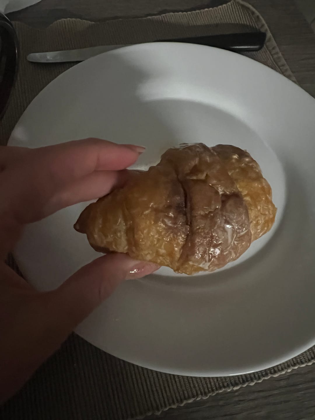 Customer photo review of 15 Cornetti proteici ripieni di purea alla fragola