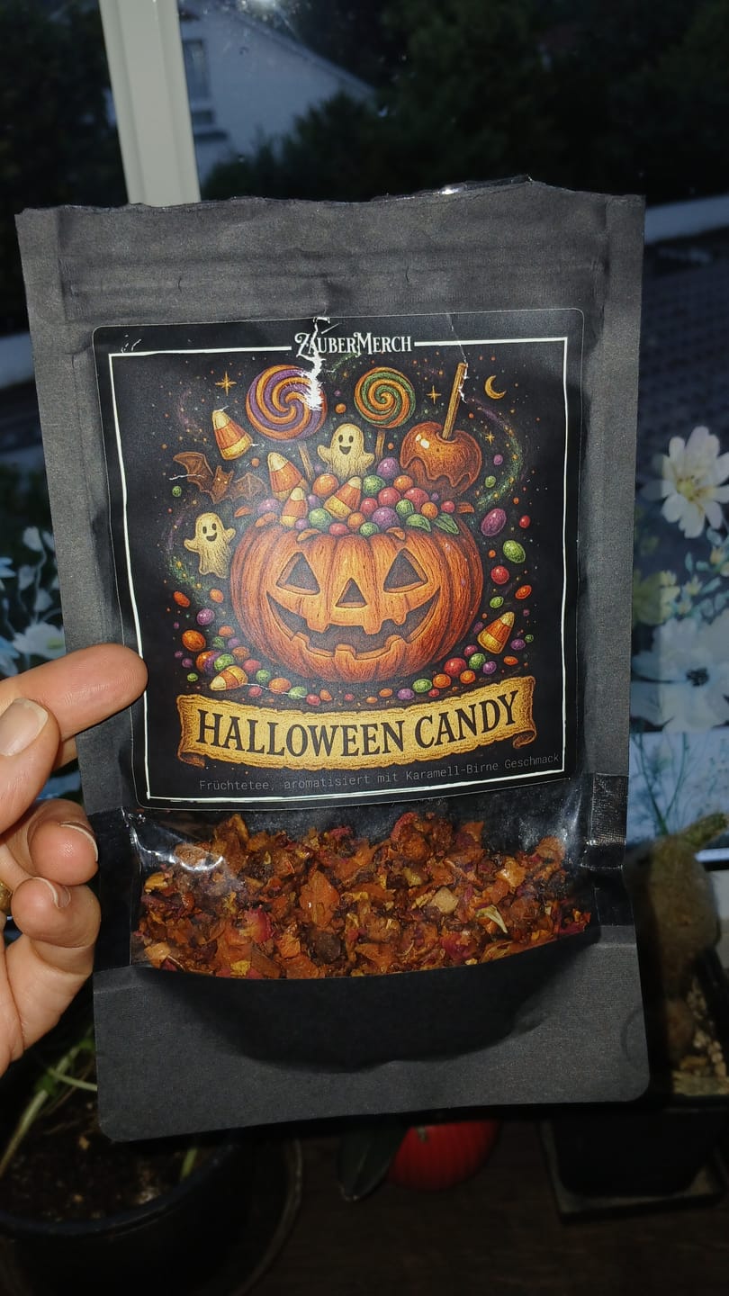 Customer photo review of Halloween Candy – Früchtetee mit Karamell-Birne-Geschmack | Halloween Tee
