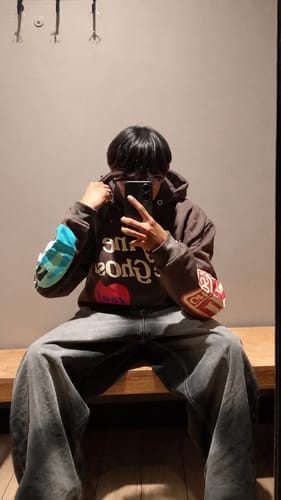 Customer photo review of Lucky Mee I See Ghosts Hoodie
