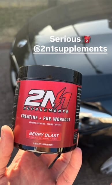 Customer photo review of 2N1 Pre-Workout + Creatine | Two Supplements, One Serving (200g)