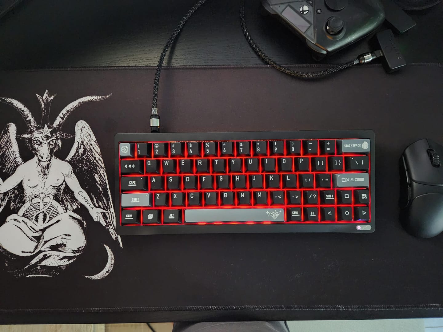 Customer photo review of Chilkey SF60 Alüminyum Klavye (Manyetik Switch / HE)