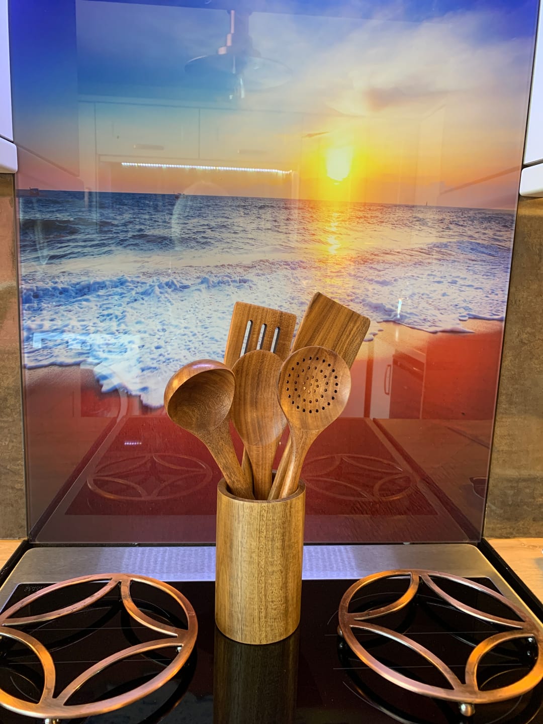 Customer photo review of Hälsa Trä Natural Wood Utensil Set