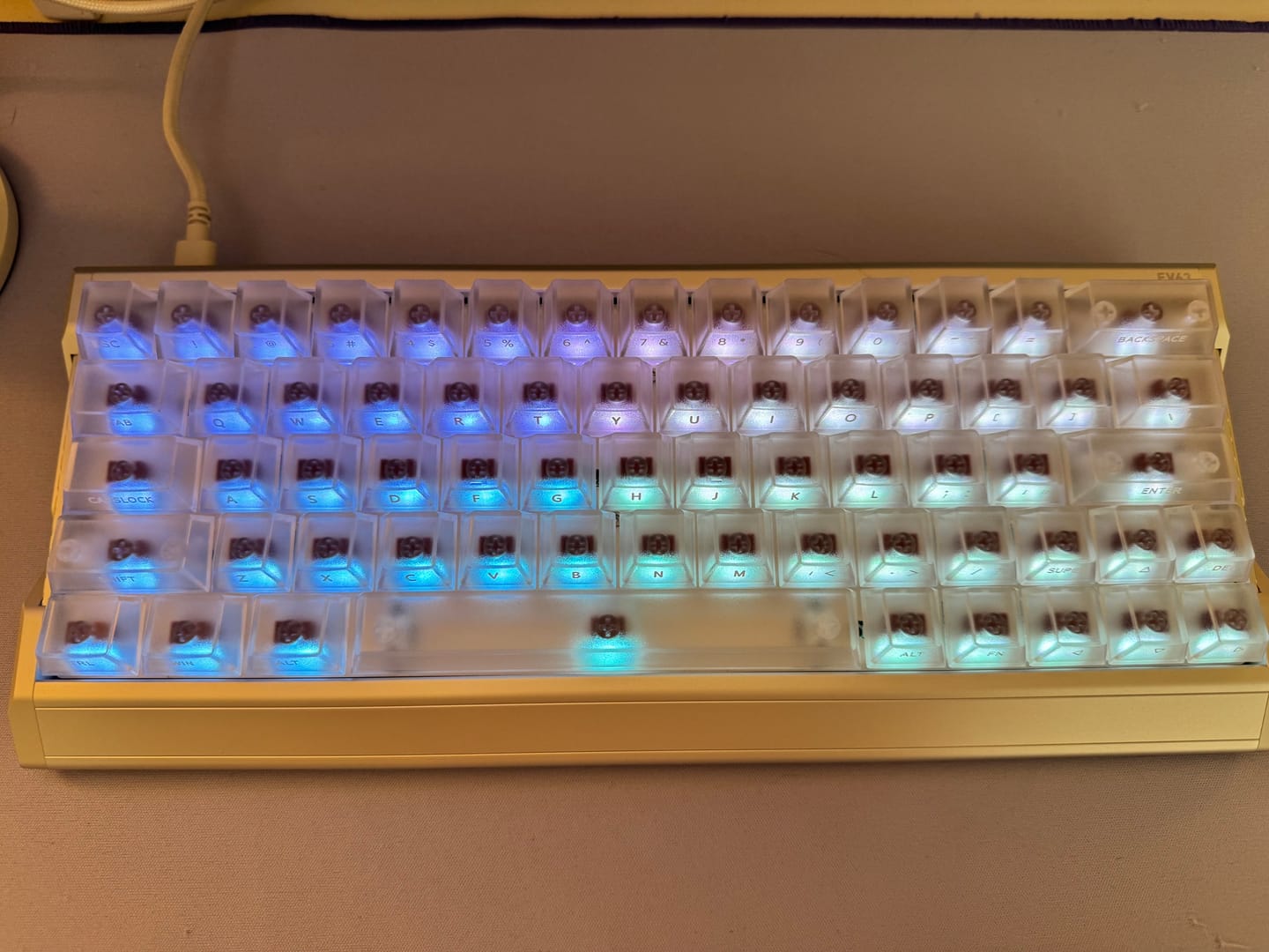 Customer photo review of IQUNIX EV63 Hall Effect Keyboard