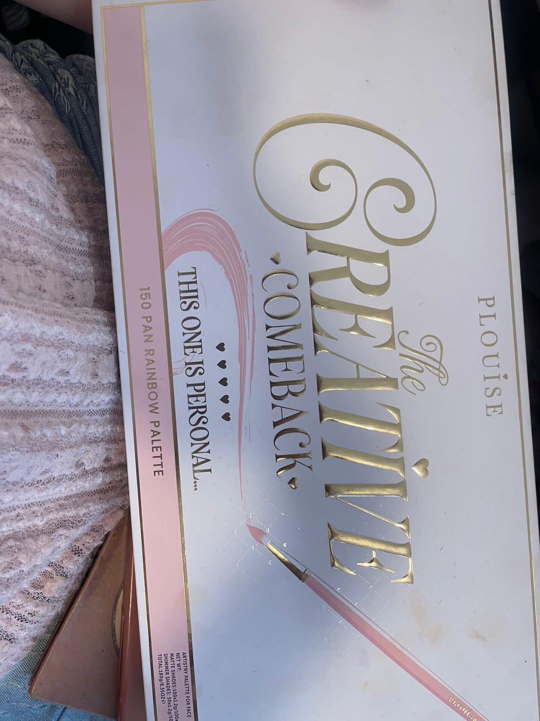 Customer photo review of Creative Comeback XXXL Palette - PRE ORDER