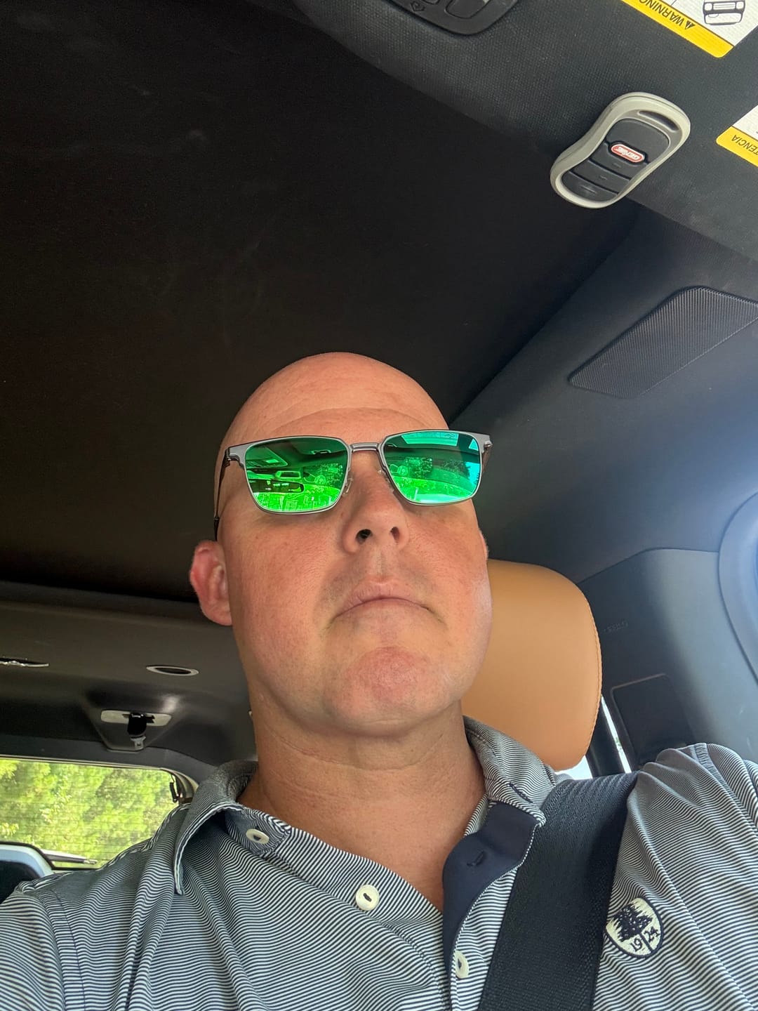 Customer photo review of Graham | Titanium Medium Magnetic Clip-on Eyeglasses Sunglasses | ZanyLen
