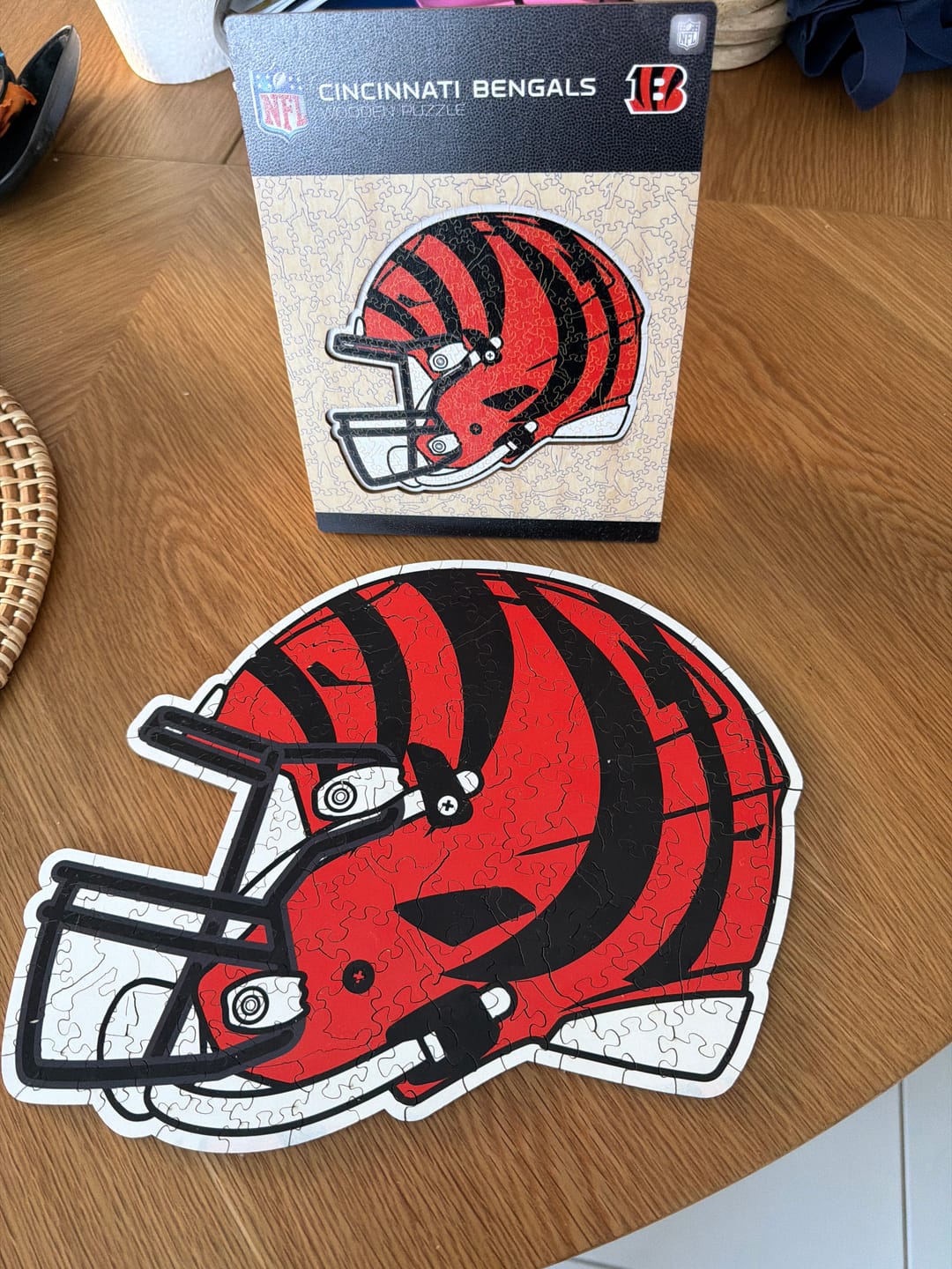 Customer photo review of Cincinnati Bengals™ Helmet - Wooden Puzzle