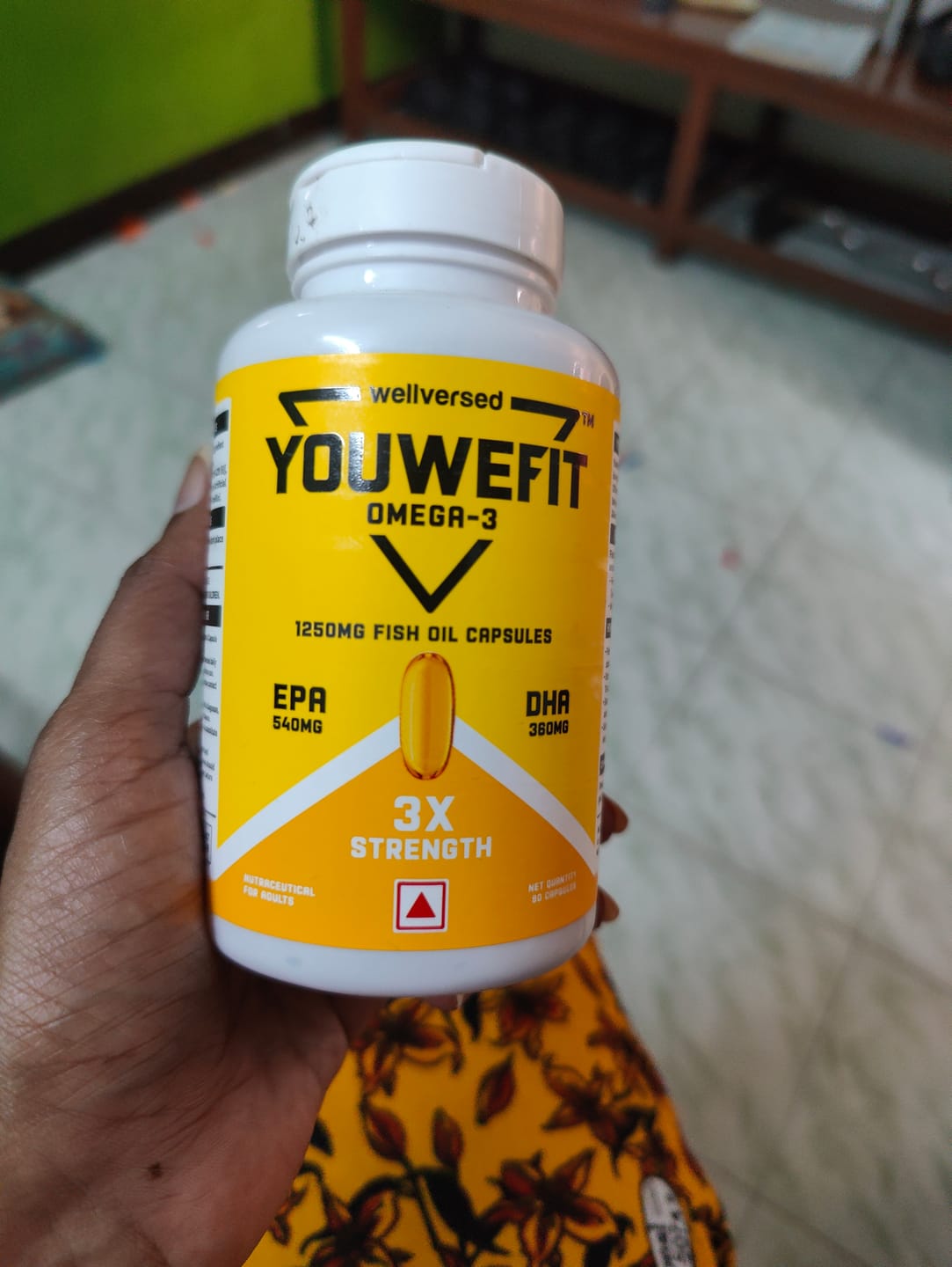Customer photo review of YouWeFit Omega-3 Fish Oil (90 Capsules), 1250mg