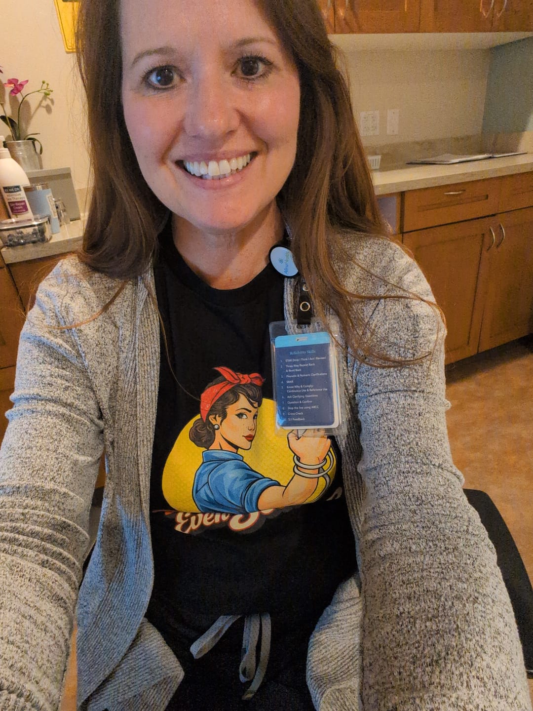 Customer photo review of "Do You Even Scan" Sonographer T-Shirt