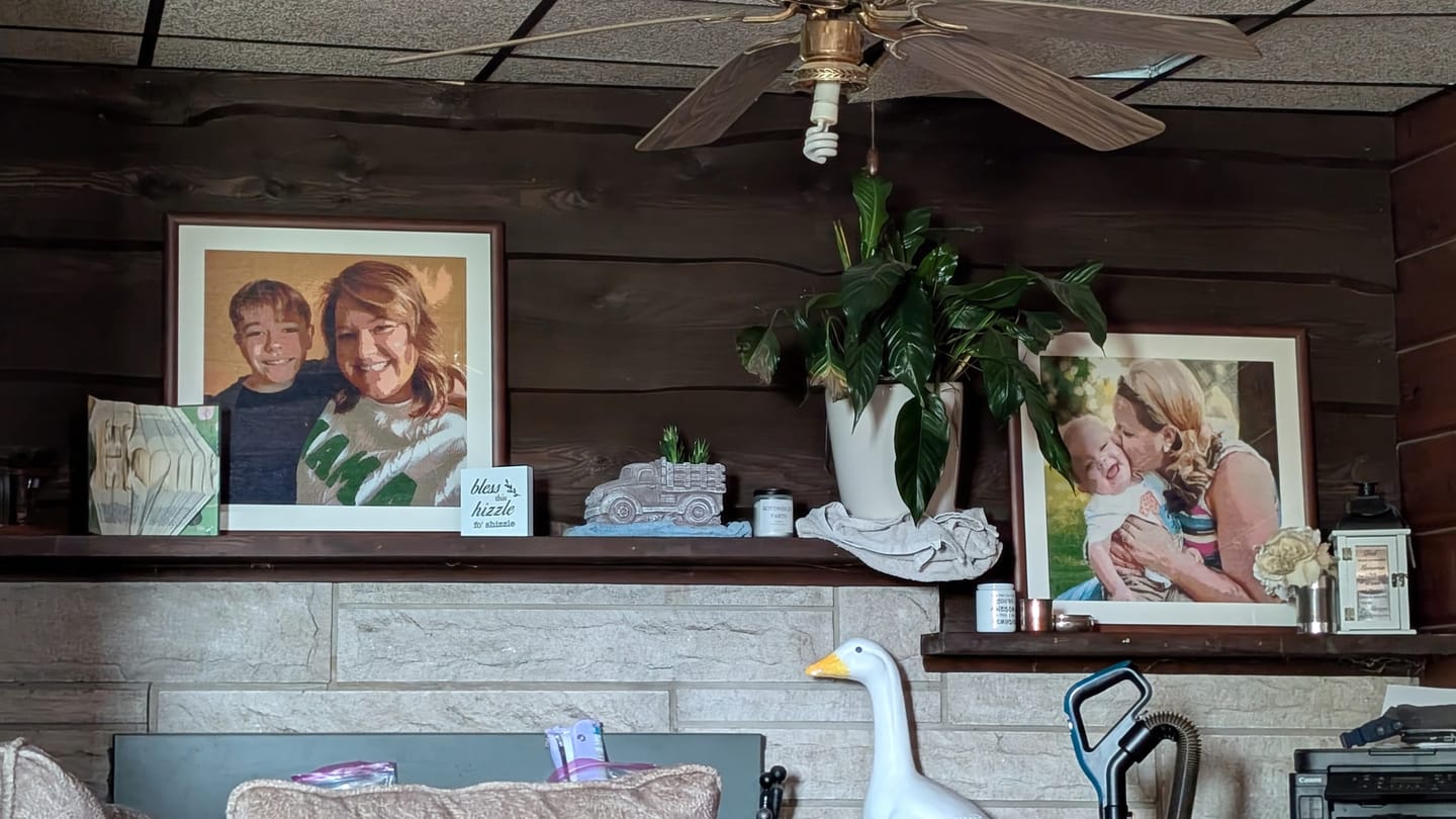 Customer photo review of Custom Cross Stitch Tapestry Kit | Just Upload Your Photo!