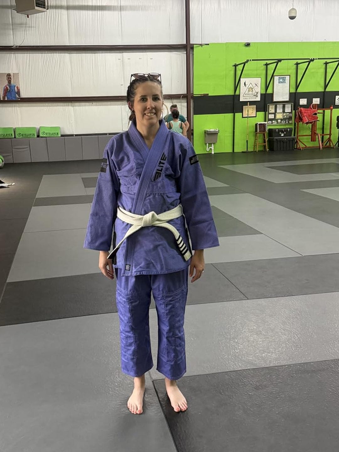 Customer photo review of Core Purple Brazilian Jiu Jitsu Womens BJJ Gi