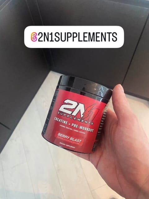 Customer photo review of 2N1 Pre-Workout + Creatine | Two Supplements, One Serving (200g)