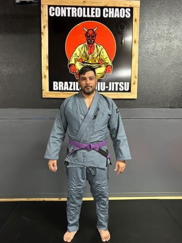 Customer photo review of Core Gray Brazilian Jiu Jitsu Mens BJJ Gi
