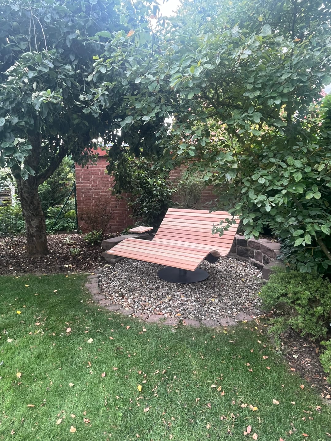 Customer photo review of MEBE Wave Lounge - drehbare Gartenliege für 2 Personen
