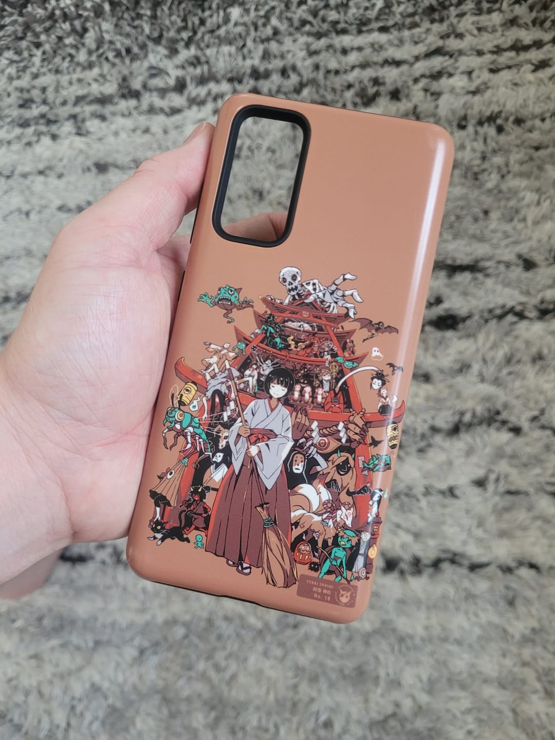 Customer photo review of Yokai Shrine Samsung Case