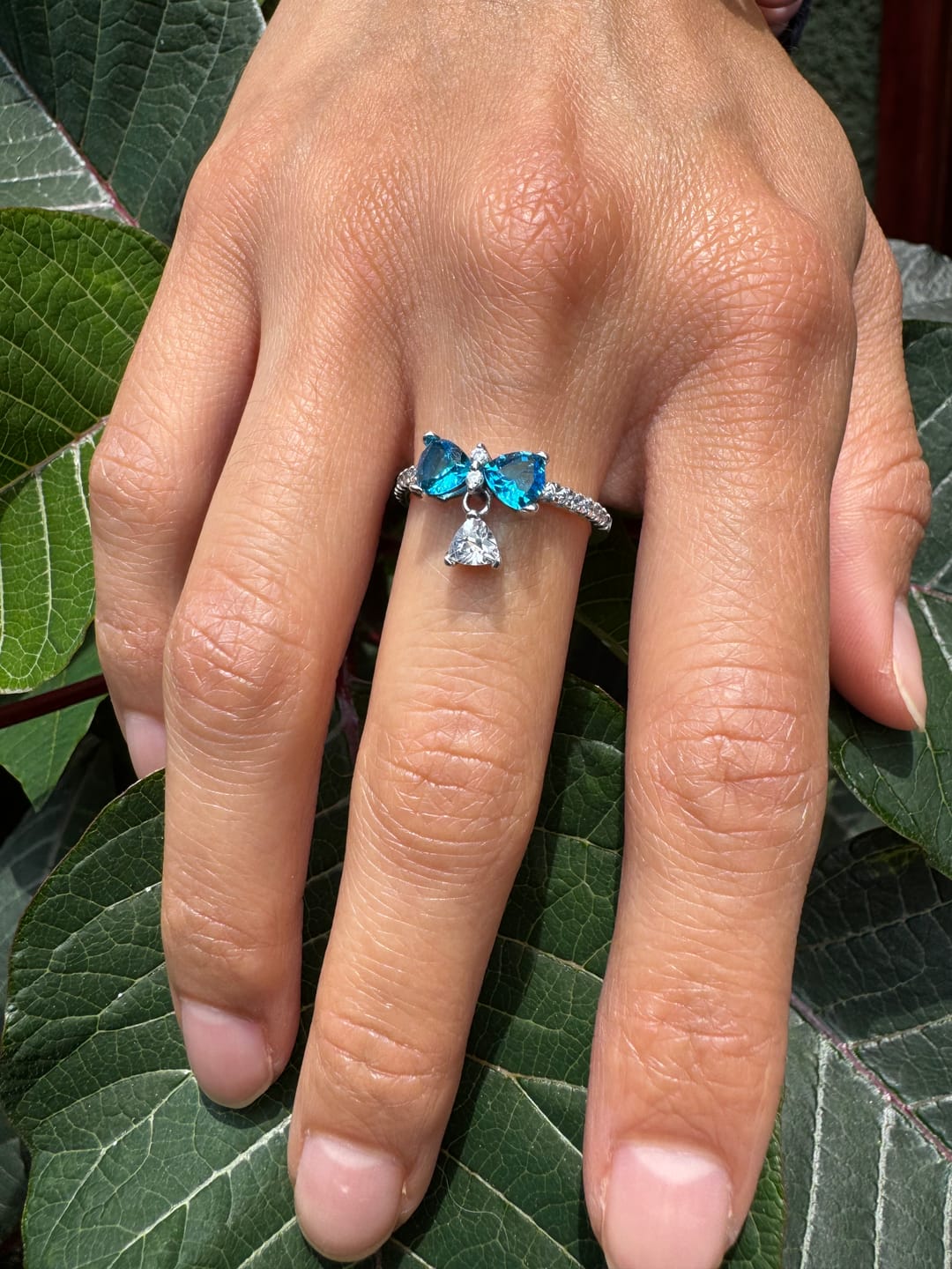 Customer photo review of ANILLO PANDORA LAZO AZUL BRIDGERTON PLATA .925 MOÑO
